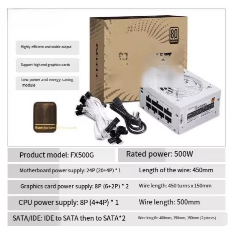 850W Sfx Power Supply 80 Plus Gold - Stokta 750W/850W SFX Güç Kaynağı 80