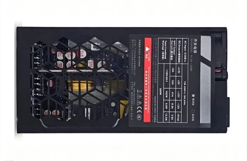 Flex Atx Power Supply 600W 1U - Sınırlı Teklif METALFISH Flex 500/600W 80PLUS
