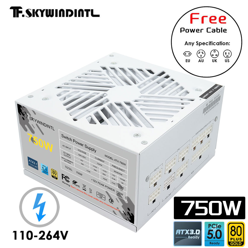 Beyaz 750w 850w 1000W 1200W Wa - 1000W White Modular Power Supply incelemesi ve fiyatı